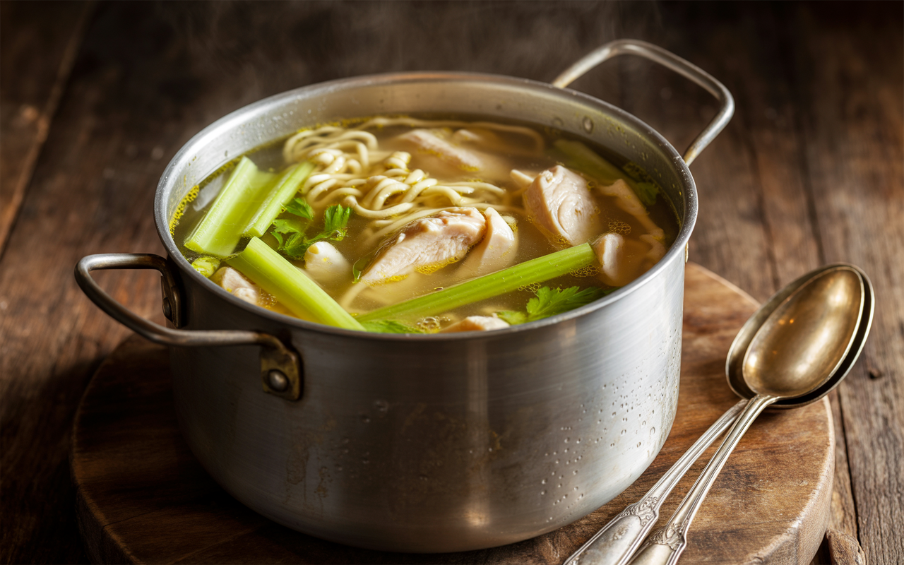 Cooking Pot Drawing References Chicken noodle soup