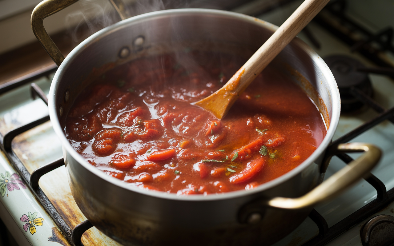 Cooking Pot Drawing References Tomato Sauce