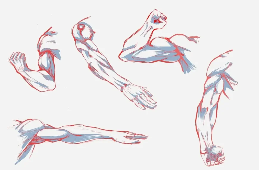 Muscle Drawing Reference