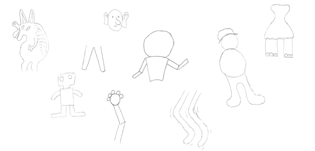 Different Easy Cartoon Limbs to Draw