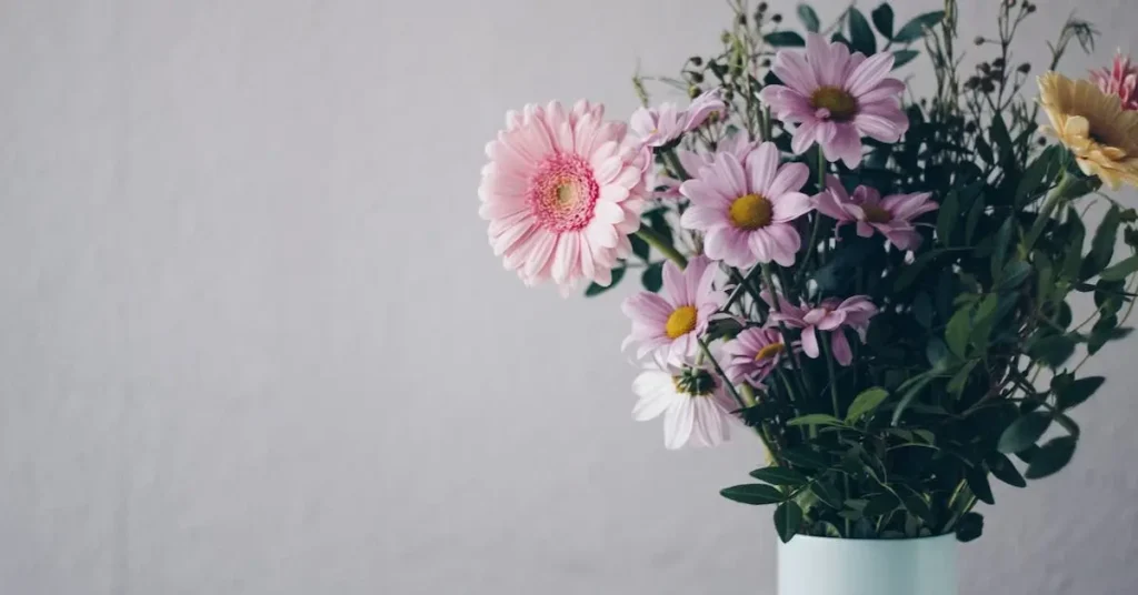 arranged flowers as flower drawing ideas