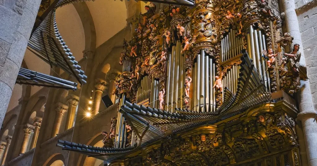 pipe organ as music drawing ideas