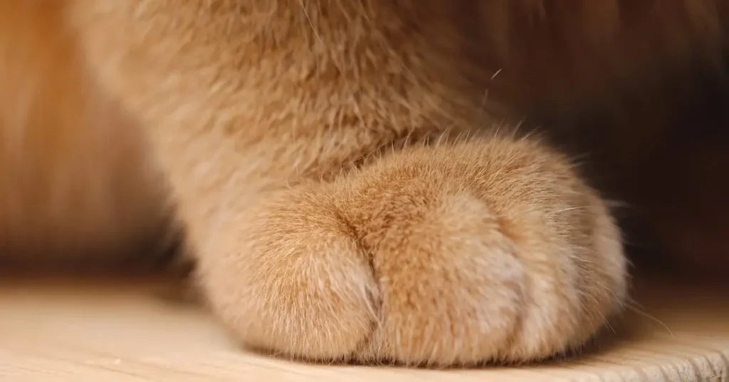 a cat paw as cat drawing ideas