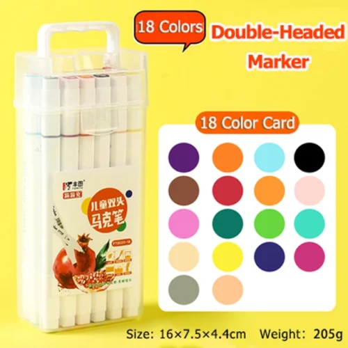 12 18 24 36 48 Color Marker Pen Set Washable Double Headed Markers Safe Health Art.jpg 640x640 1