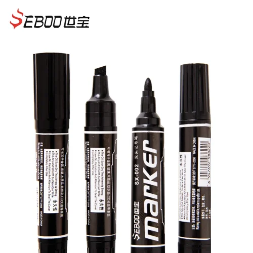10pcs set Twin Tip Colored Permanent Art Markers Pens Fine Point Waterproof Oily Black Ink Sketchbook 1