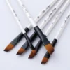 12 Pcs set Nylon Hair Wooden Handle Watercolor Paint Brush Pen Set Learning DIY Oil Acrylic 4