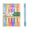 6 Pcs Lot Double Head Scented Highlighter Set for Marking Doodling Art Drawing School Office Supplies 4