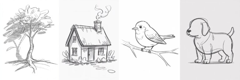 Header Picture Sketch Ideas for Beginners