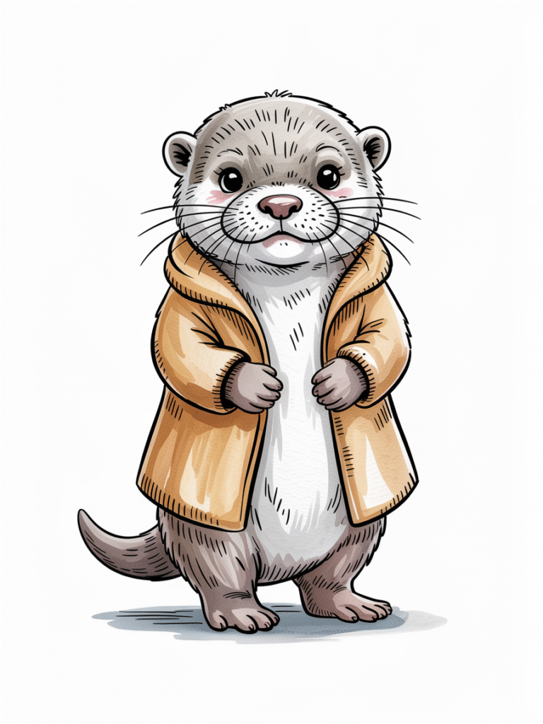 cool sketch ideas otter