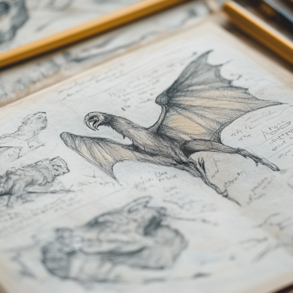 Latest Articles 3 random sketch ideas creature with wings