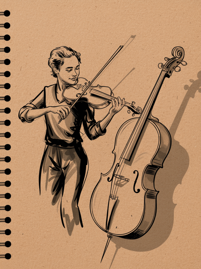 cool sketch ideas music