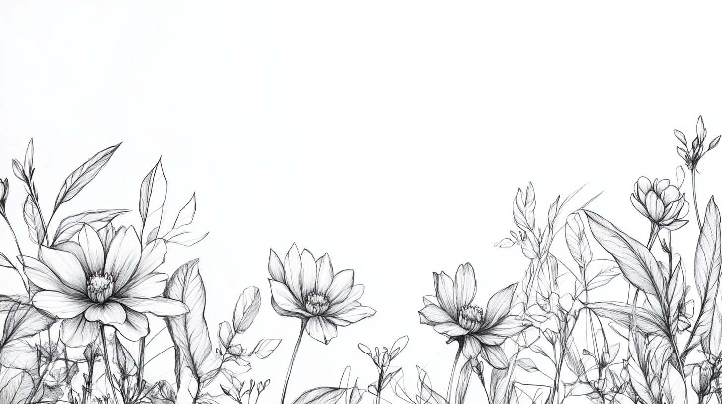 sketch book ideas aesthetic flowers