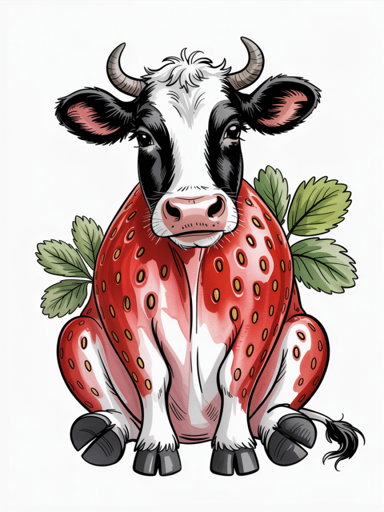 cool sketch ideas cow