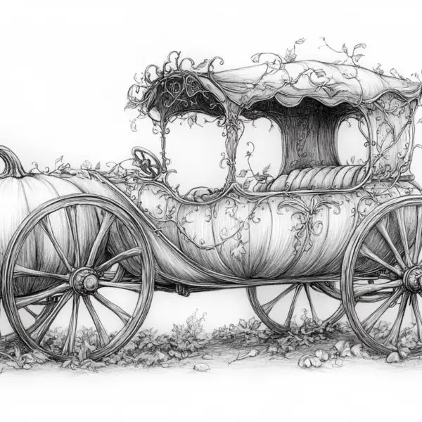 pumpkin drawing ideas pumpkin carriage