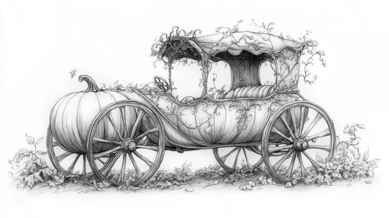 pumpkin drawing ideas pumpkin carriage