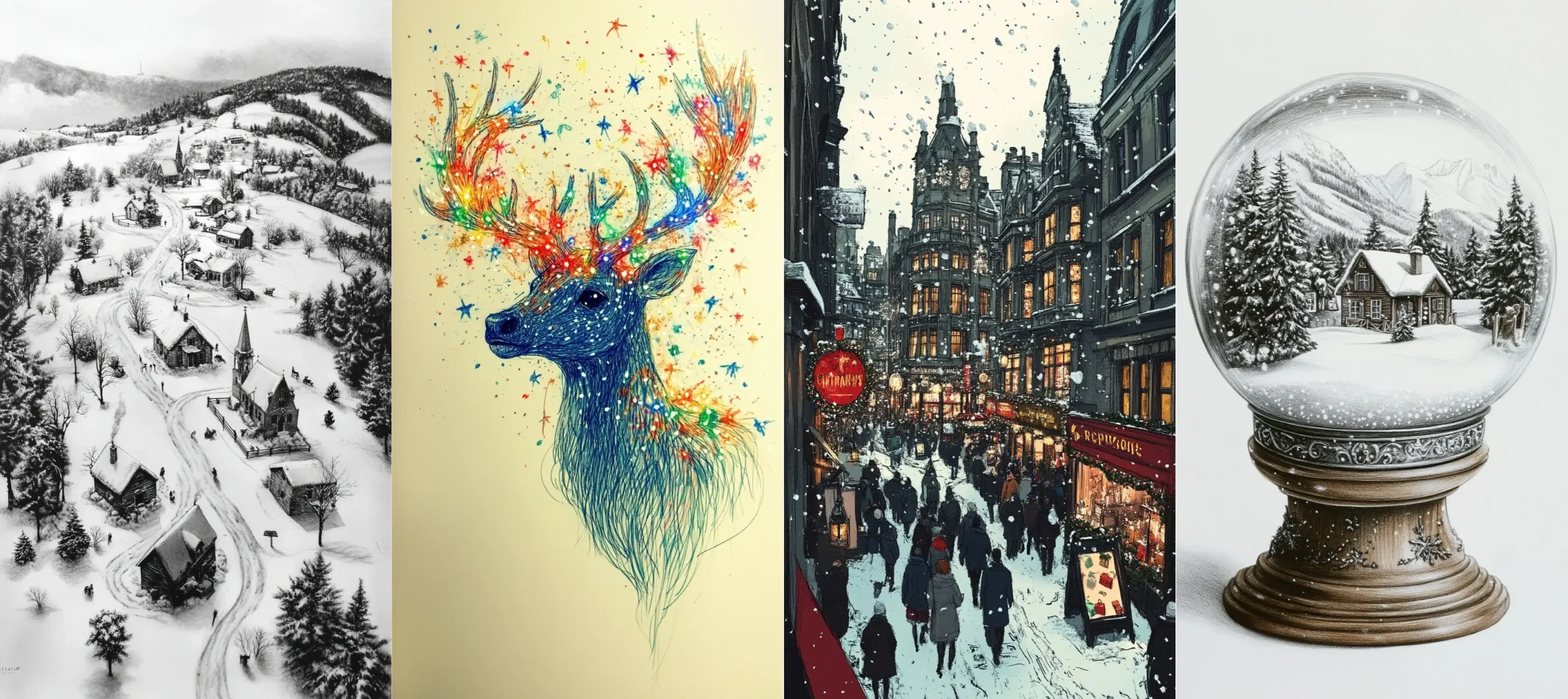 Christmas Drawing Ideas scaled