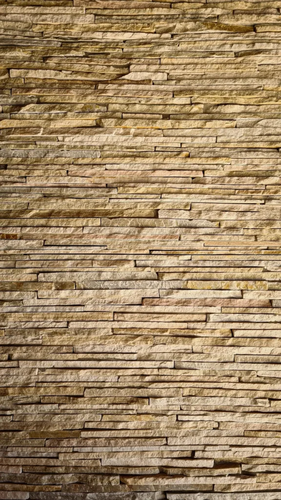 stone wall drawing references small brown stones