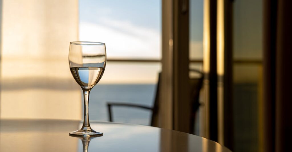 May Drawing Challenge glass of water