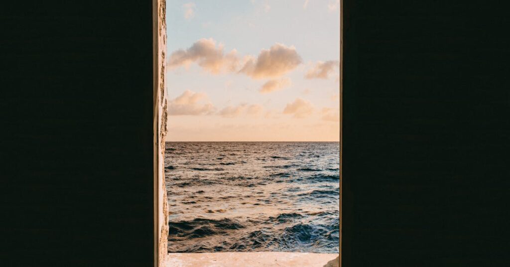 April Drawing Challenge Open Window to the Sea