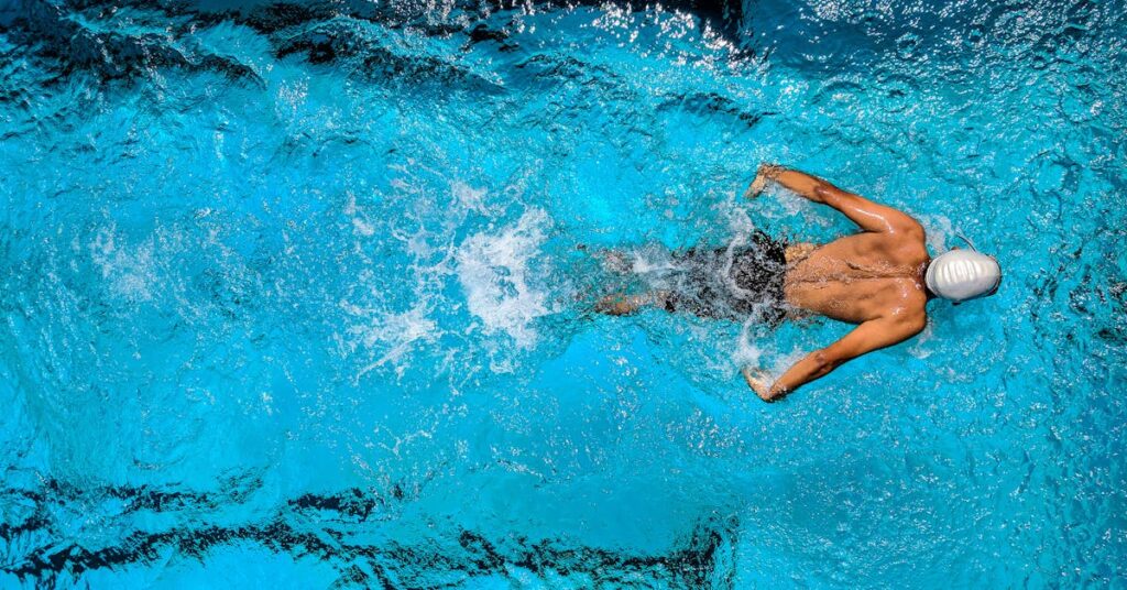 Sport Drawing Ideas Swimming