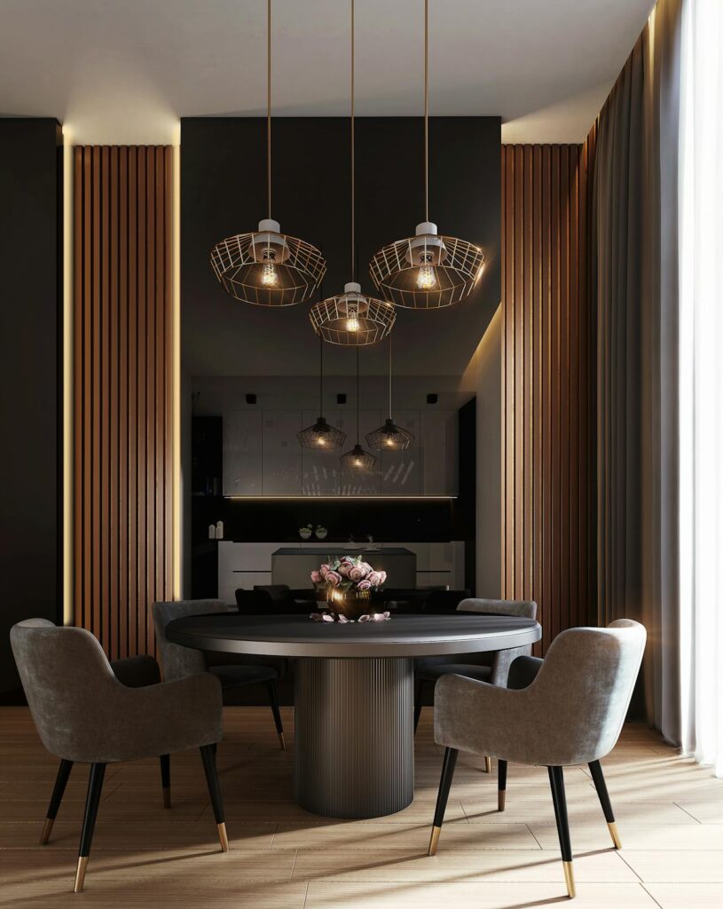Kitchen Table Drawing References modern look