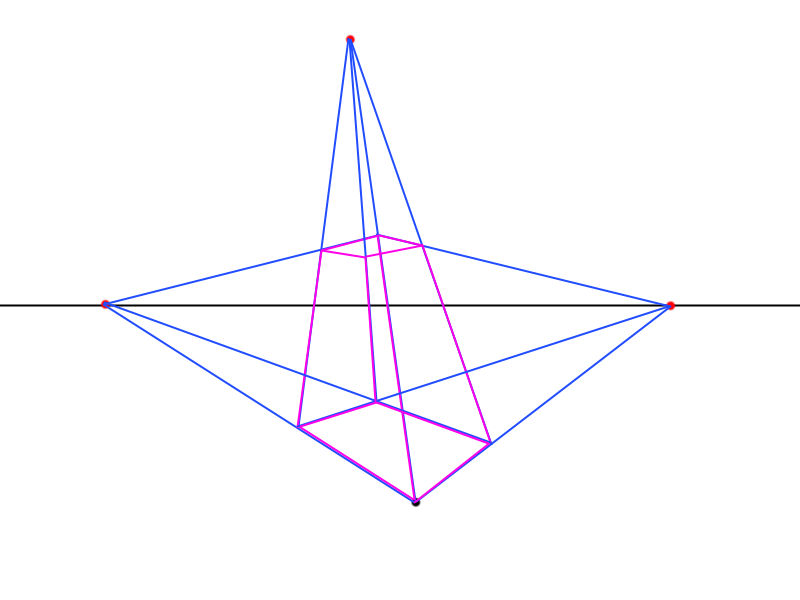 vanishing points three point perspective